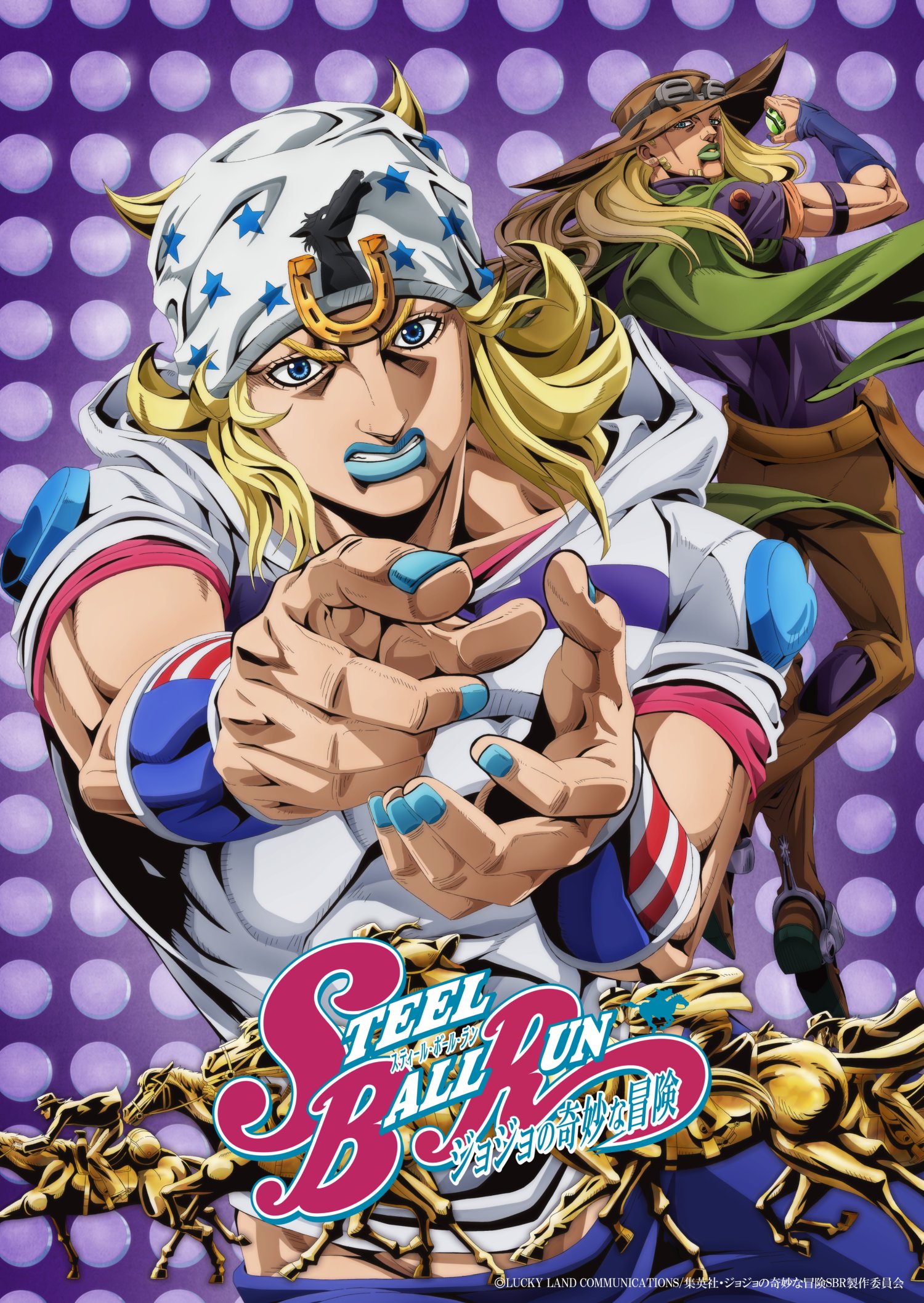 انمي Steel Ball Run: JoJo no Kimyou na Bouken الموسم الاول مترجم